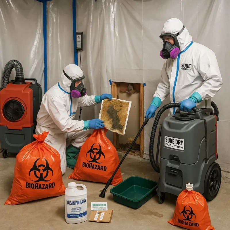 Contaminated Water Handling Protocols process in Madison Lake, MN